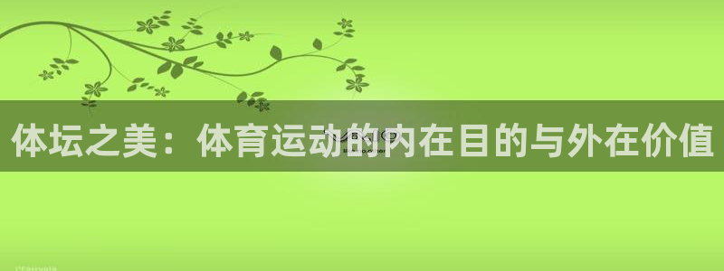 3377体育官网下载平台注册：体坛之美：体育运动的内